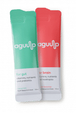 mood and gut support Aguulp for Gut and Aguulp for Brain single sachets