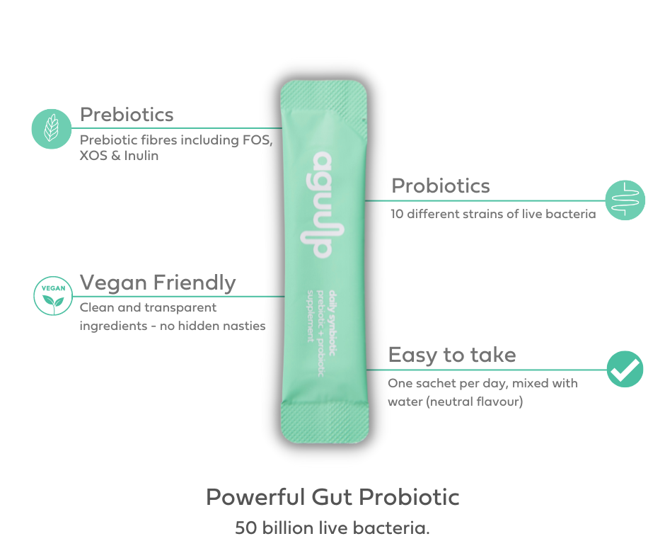 What's inside aguulp probiotic sachet