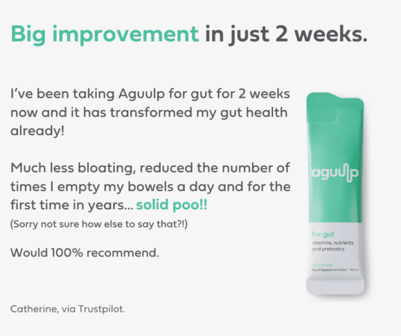 aguulp for gut - helping with diarrhoea or upset tummy