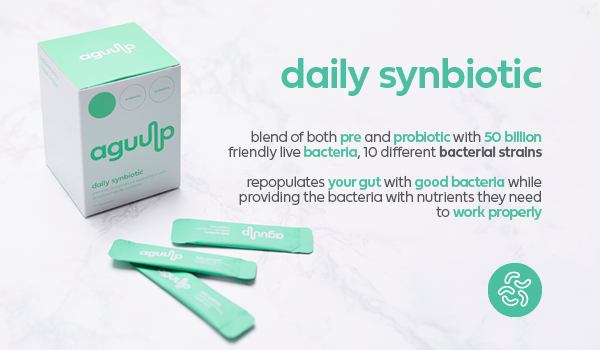 Aguulp daily synbiotic - probiotic supplement