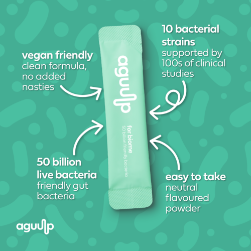 for biome sachet - explained inside probiotic sachet